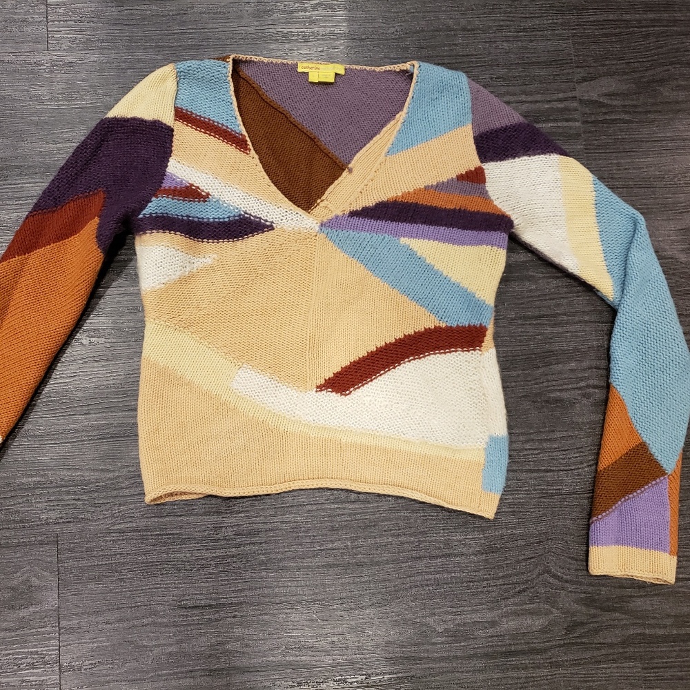 Multicolored Prism Knit Sweater